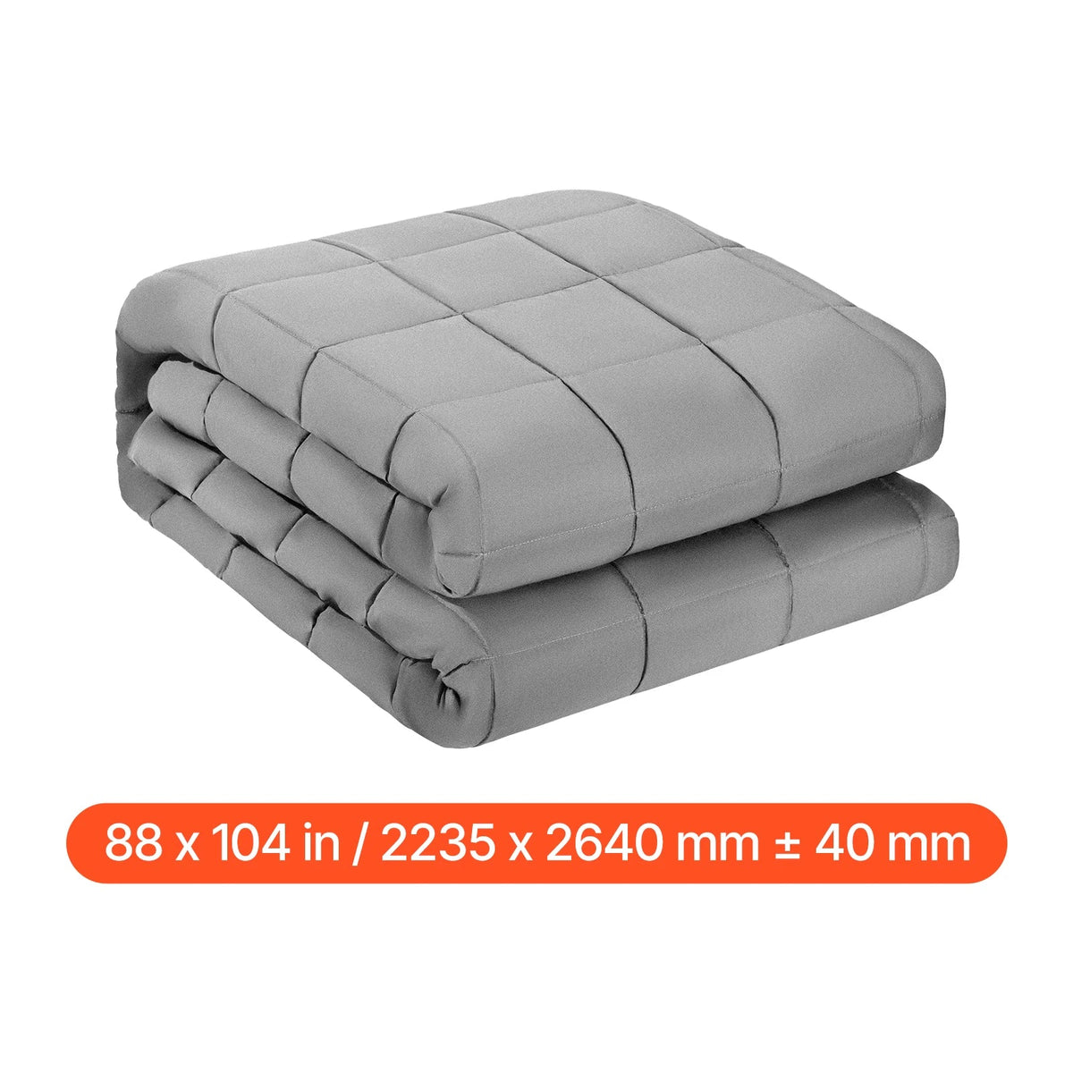 SucceBuy Weighted Blanket 20lb 88x104in King Size Cooling Breathable Blanket w/ Glass Beads All-Season Use for 200-250lb Adults - Velvet Haven