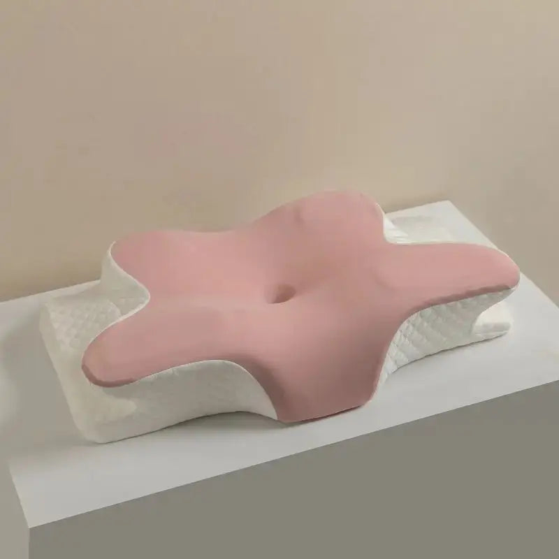 sunmmer cold Sleeping memory pillow slow rebound memory cotton pillow neck pillow butterfly pillow cervical pillow - Velvet Haven