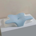 sunmmer cold Sleeping memory pillow slow rebound memory cotton pillow neck pillow butterfly pillow cervical pillow - Velvet Haven