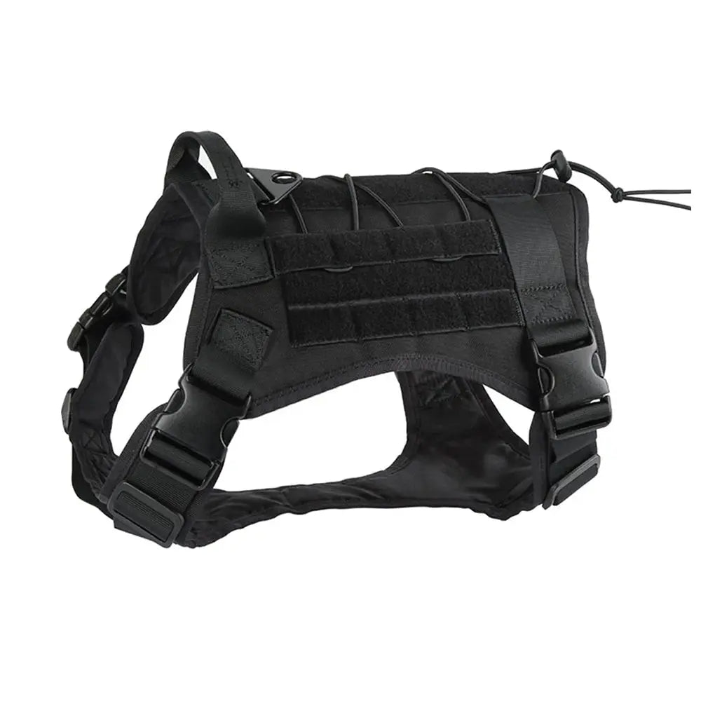 Tactical Dog Harness for Large Pet Harness No-Pull Service Vest Adjustable Military Dog Vest for Training Hunting Walking - Velvet Haven