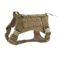 Tactical Dog Harness for Large Pet Harness No-Pull Service Vest Adjustable Military Dog Vest for Training Hunting Walking - Velvet Haven