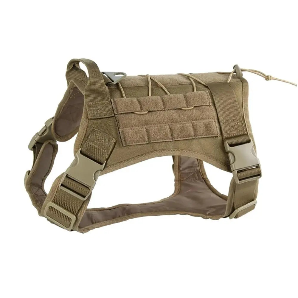 Tactical Dog Harness for Large Pet Harness No-Pull Service Vest Adjustable Military Dog Vest for Training Hunting Walking - Velvet Haven