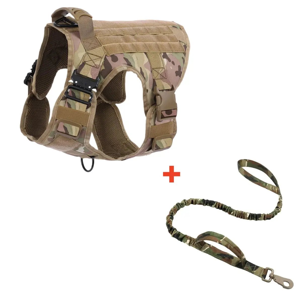 Tactical Dog Harness with Handle - Adjustable No-Pull Vest - Velvet Haven