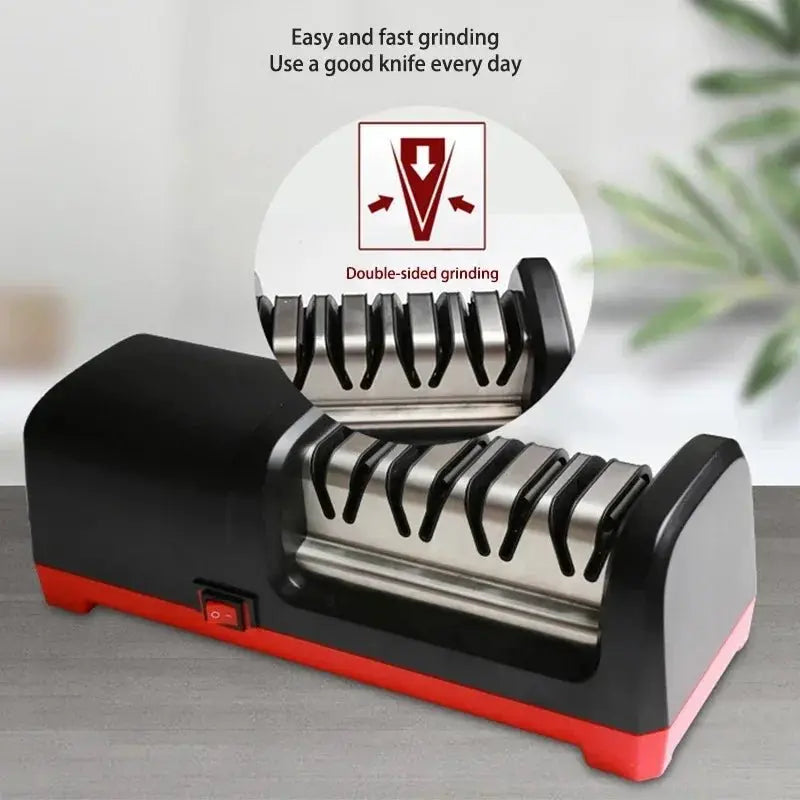 Taidea GRINDER 4 Stage Diamond Electric Knife Sharpener With 2800rpm Rotational Speed And 18W Rated Power FCC CE Certif TG2102 - Velvet Haven