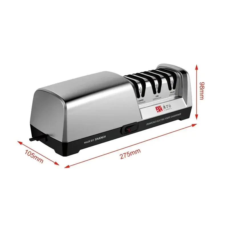 TAIDEA Professional Electric Knife Sharpener - 3-Stage System, Restore and Polish Blades Effortlessly Kitchen Sharpener - Velvet Haven