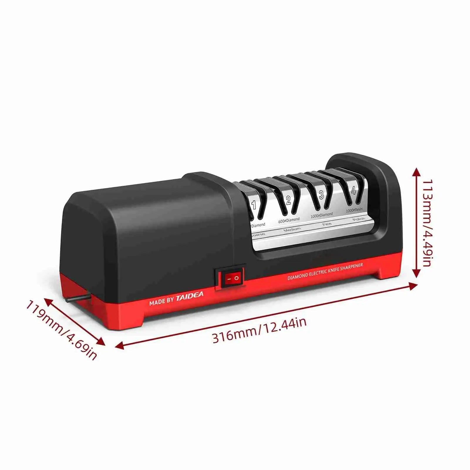 TAIDEA TG2102 4 Stage Electric Knife Sharpener 20-Degree Grinding Edge Knife Sharpener for Kitchen Knives - Velvet Haven