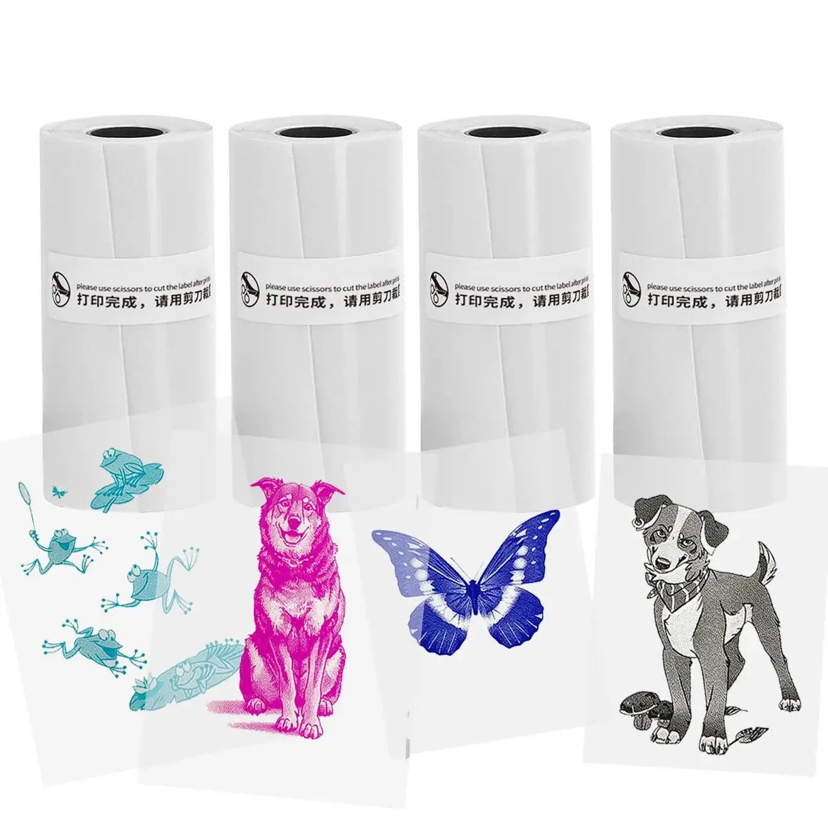 Thermal Portable Printer Mini Pocket Print Photo Thermal Label Printers With 57mm Printing Wireless BT Android And iOS Printers - Velvet Haven