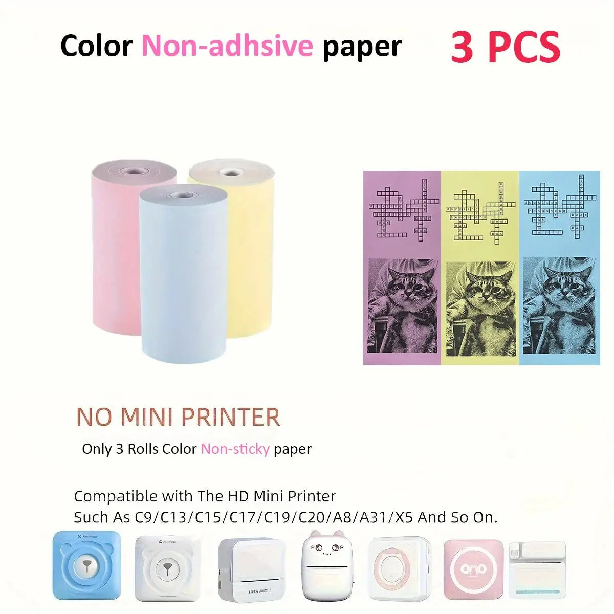 Thermal Portable Printer Mini Pocket Print Photo Thermal Label Printers With 57mm Printing Wireless BT Android And iOS Printers - Velvet Haven
