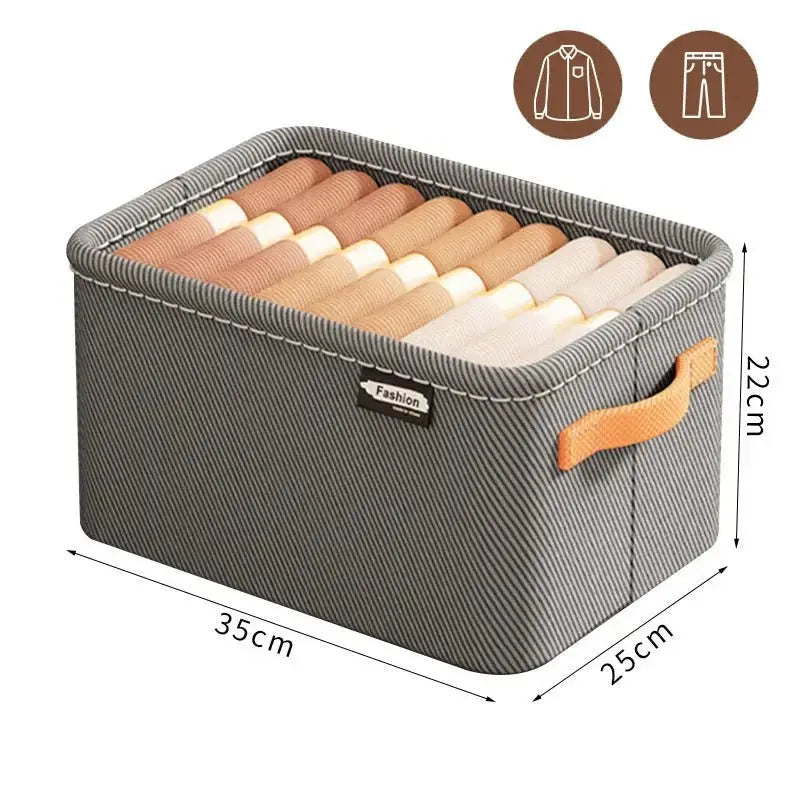 Thicken Clothes Organizer Pants Sweater Storage Cabinets Drawers Organizer Jeans Storage Box Wardrobe Clothes Storage Organizers - Velvet Haven