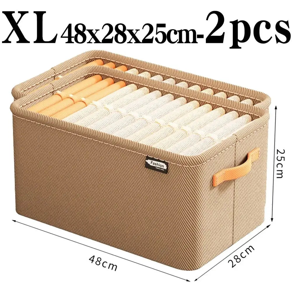 Thicken Clothes Organizer Pants Sweater Storage Cabinets Drawers Organizer Jeans Storage Box Wardrobe Clothes Storage Organizers - Velvet Haven