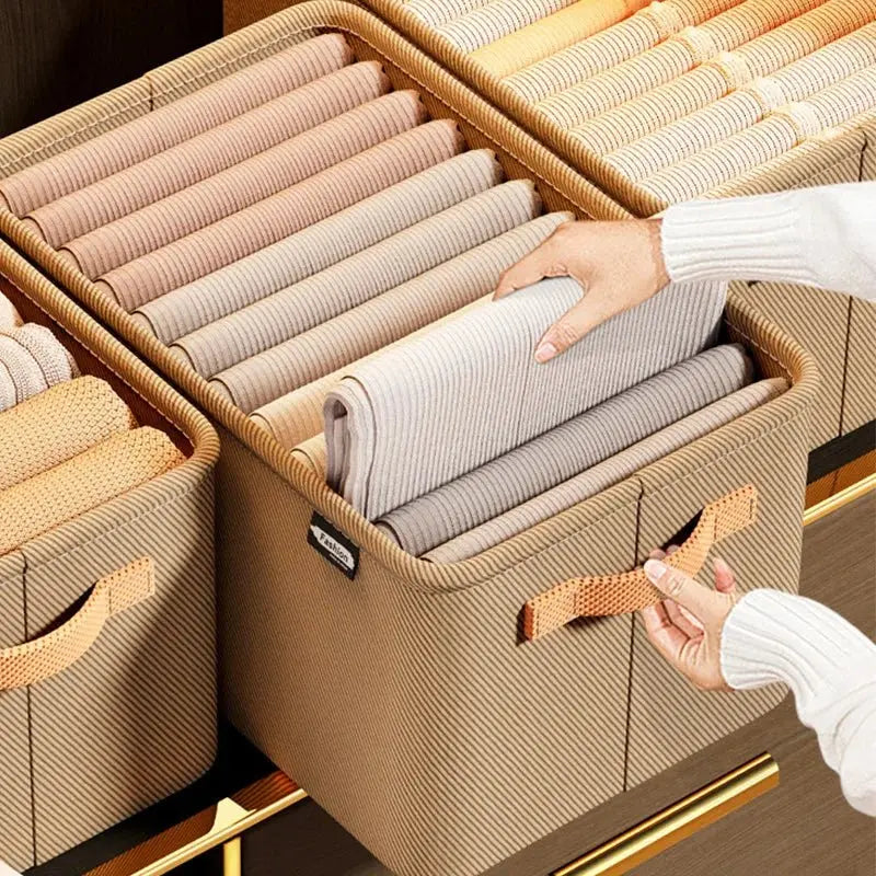 Thicken Clothes Organizer Pants Sweater Storage Cabinets Drawers Organizer Jeans Storage Box Wardrobe Clothes Storage Organizers - Velvet Haven