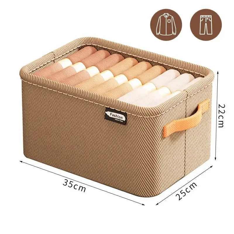 Thicken Clothes Organizer Pants Sweater Storage Cabinets Drawers Organizer Jeans Storage Box Wardrobe Clothes Storage Organizers - Velvet Haven