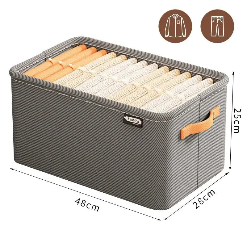 Thicken Clothes Organizer Pants Sweater Storage Cabinets Drawers Organizer Jeans Storage Box Wardrobe Clothes Storage Organizers - Velvet Haven