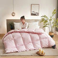 Thickened 95% White Goose Down quilt Comfortable and Breathable Duvet Ideal Gift for Students Winter cotton thick quilt core - Velvet Haven