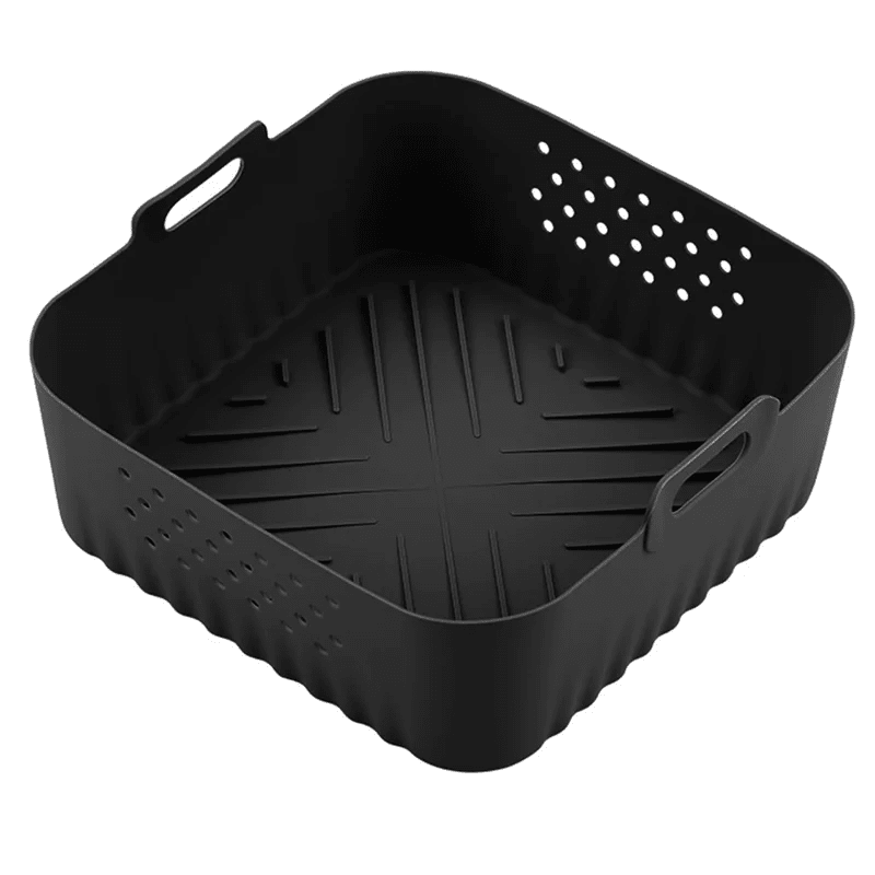 【Today Only@】Reusable Silicone Baking Tray Accessory Liners 20Cm 23Cm For Corsori,Gourmia 5-8QT Air Fryer Black - Velvet Haven