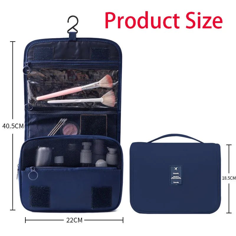 Waterproof Travel Makeup Bag & Toiletry Organizer - Velvet Haven
