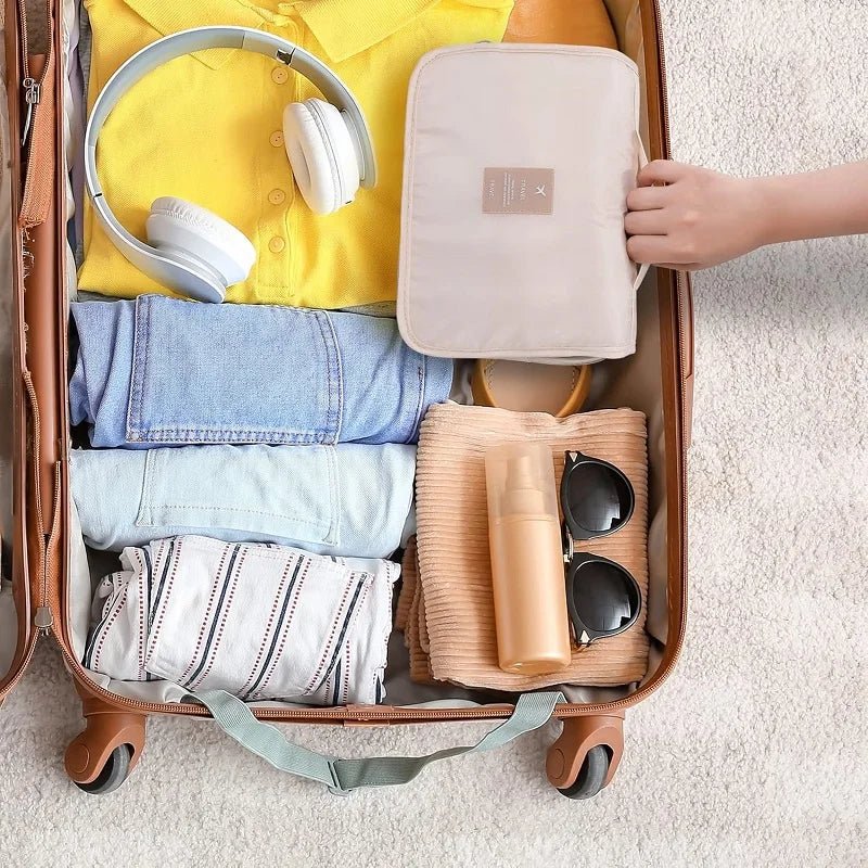 Waterproof Travel Makeup Bag & Toiletry Organizer - Velvet Haven