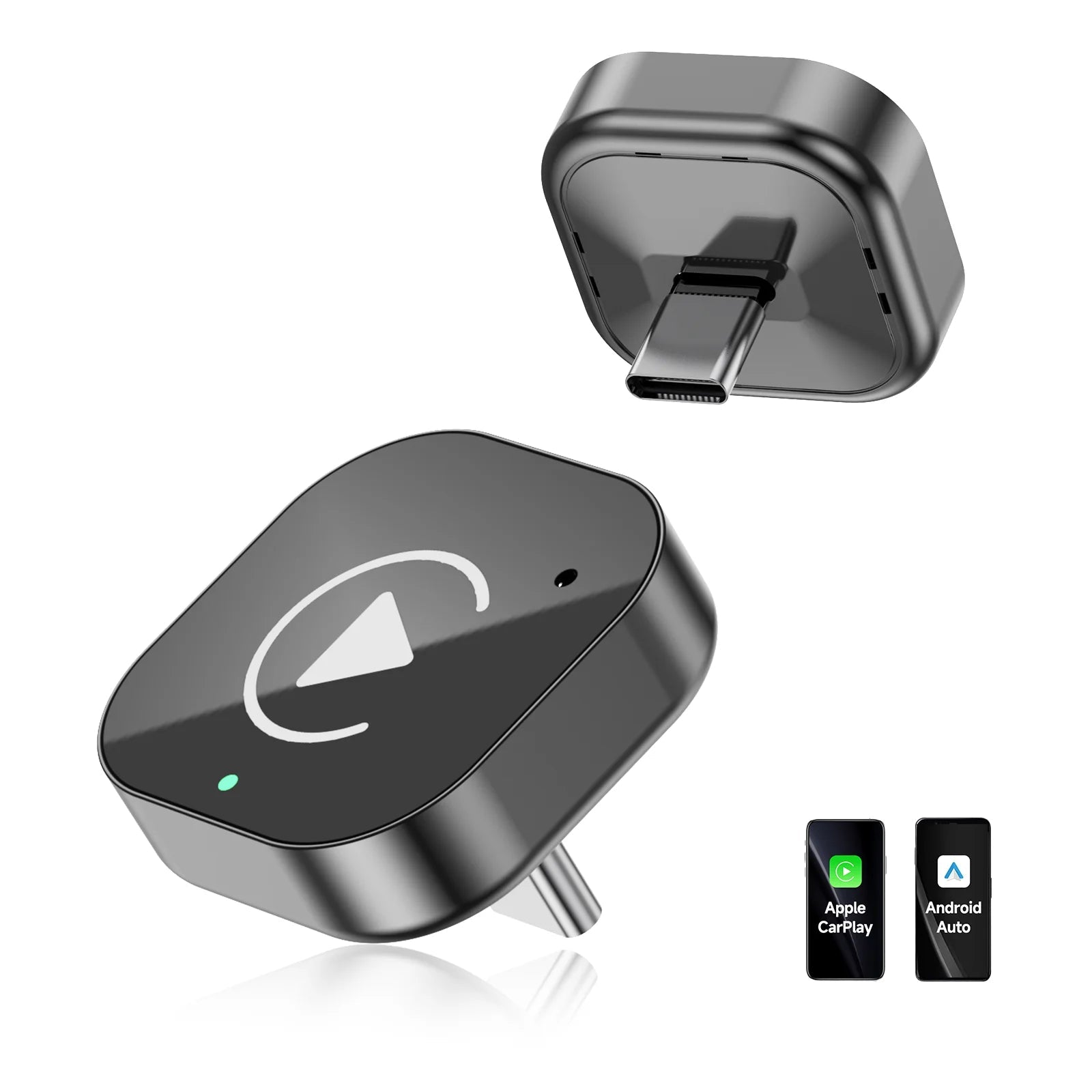 （Type-C）2 in 1 carplay Dongle,Wireless CarPlay Apapter USB C / Android Auto USB C For Converts Wired to Wireless Plug & Play - Velvet Haven