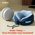 U Shaped Memory Foam Neck Pillows Soft Travel Pillow Massage Neck Pillow Sleeping Airplane Pillow Cervical Healthcare Bedding - Velvet Haven