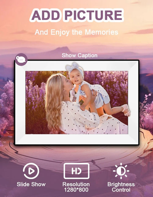 Uhale Digital Picture Frame 10.1 Inch 32GB Smart WiFi Smart digital photo frame with 1280x800 IPS HD Touch Screen Christmas Gift - Velvet Haven