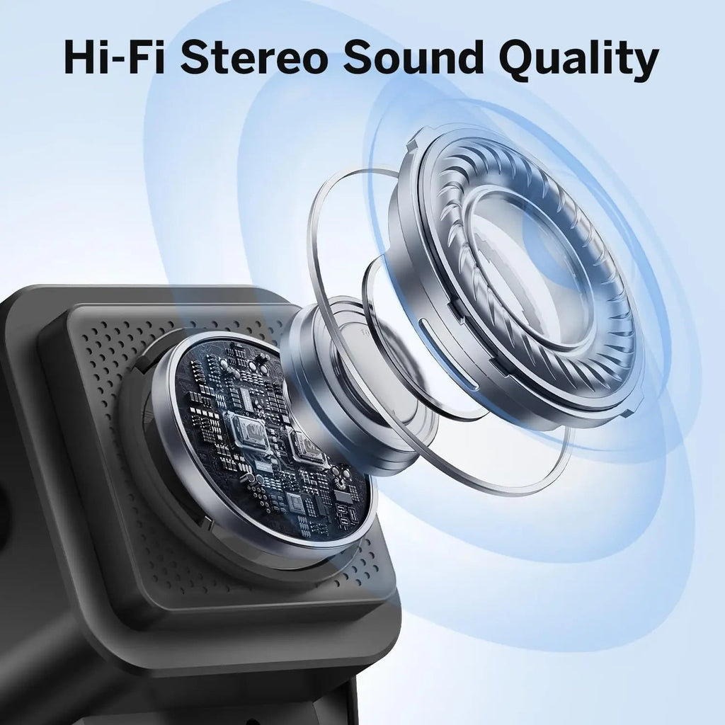 (upgraded)5 In 1 Auto-induction 5000mAh Wireless Induction Speaker 8 RGB Lights HIFI Sound Portable Bluetooth Phone Holder Gifts - Velvet Haven
