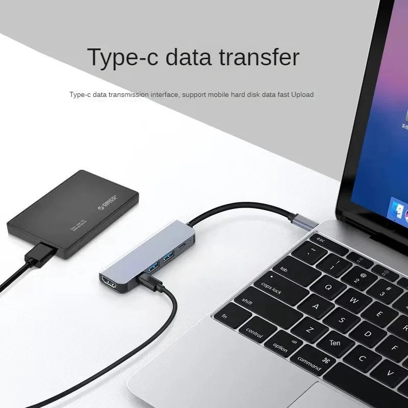 USB C Hub to 4K HDMI-Compatible USB 3.0 2.0 Type C PD Charging Dock for MacBook iPad Samsung S10 Dex TV Mouse Keyboard U Disk - Velvet Haven