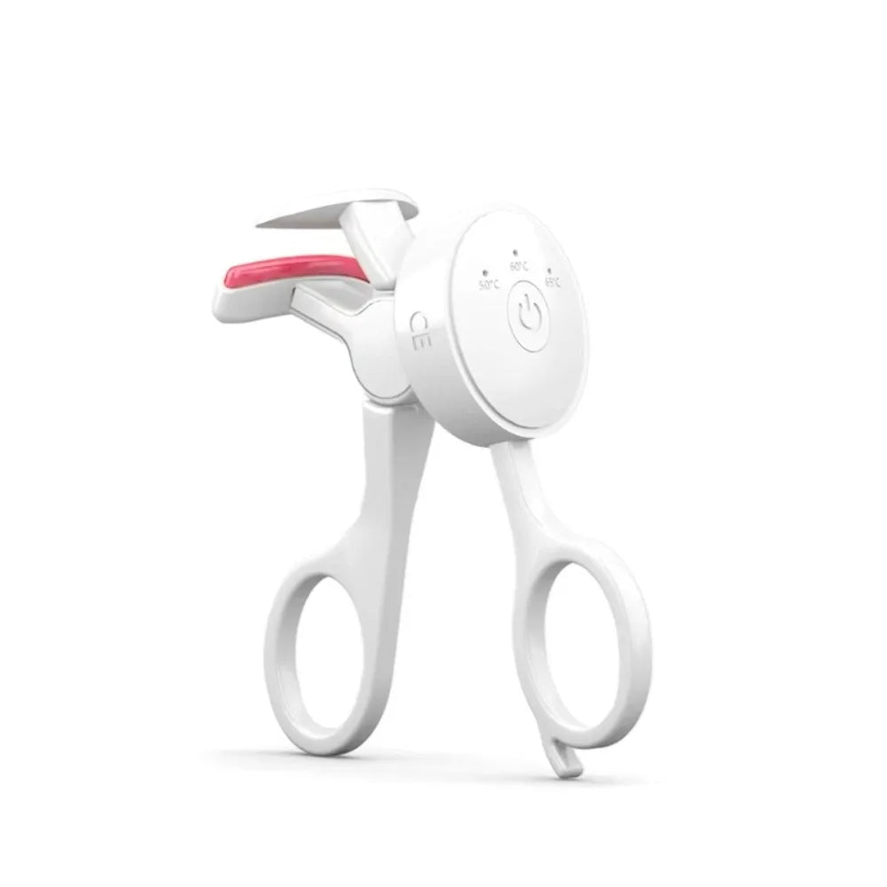 USB Rechargeable Heated Eyelash Curler with 3 Temperature Levels - Velvet Haven