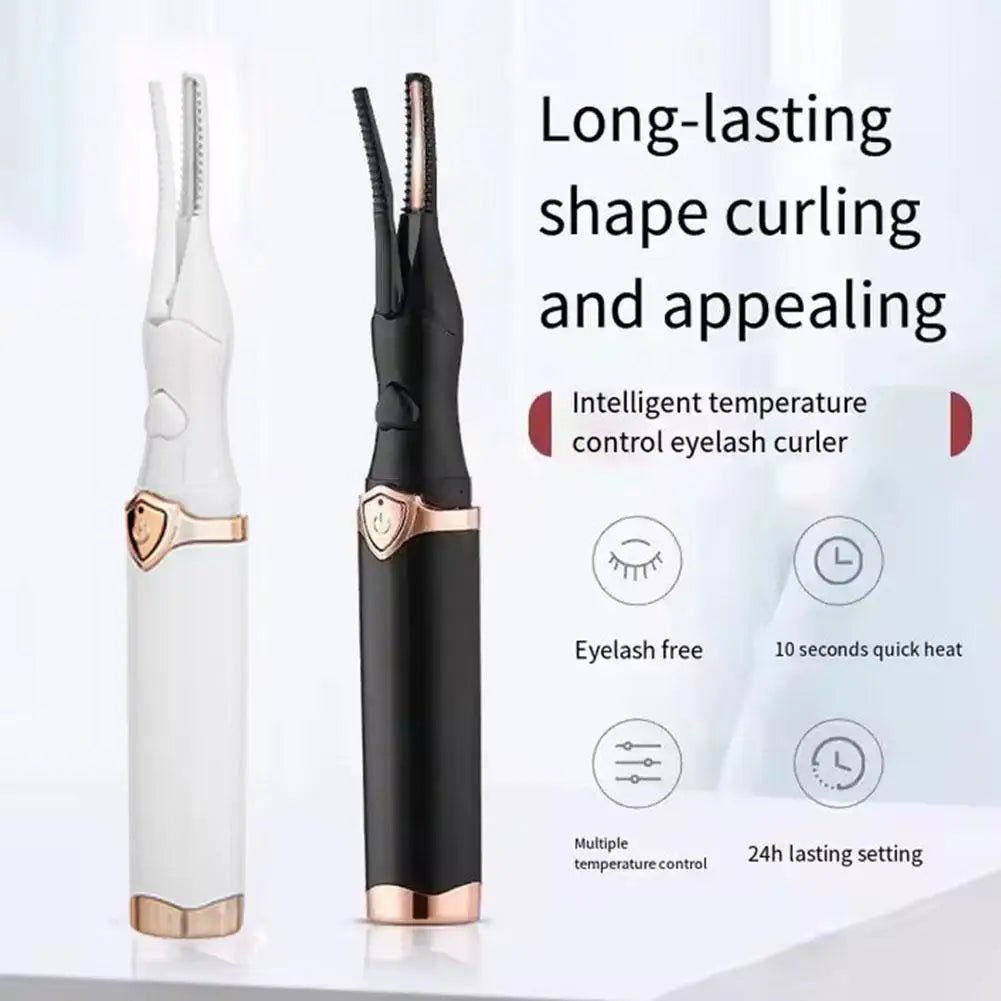 USB Rechargeable Heated Eyelash Curler with 3 Temperature Modes - Velvet Haven