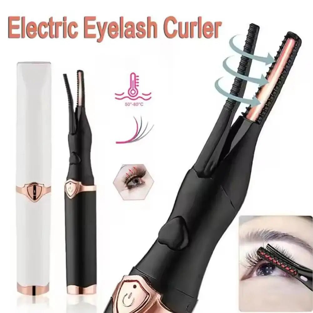 USB Rechargeable Heated Eyelash Curler with 3 Temperature Modes - Velvet Haven