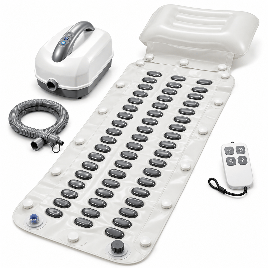 Velvet Haven Electric Bubble Spa Bath Mat with Wireless Remote - Velvet Haven