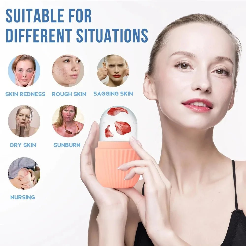 Velvet Haven Ice Face Roller & Gua Sha Facial Massage Tool, 1 or 3 Pc - Velvet Haven