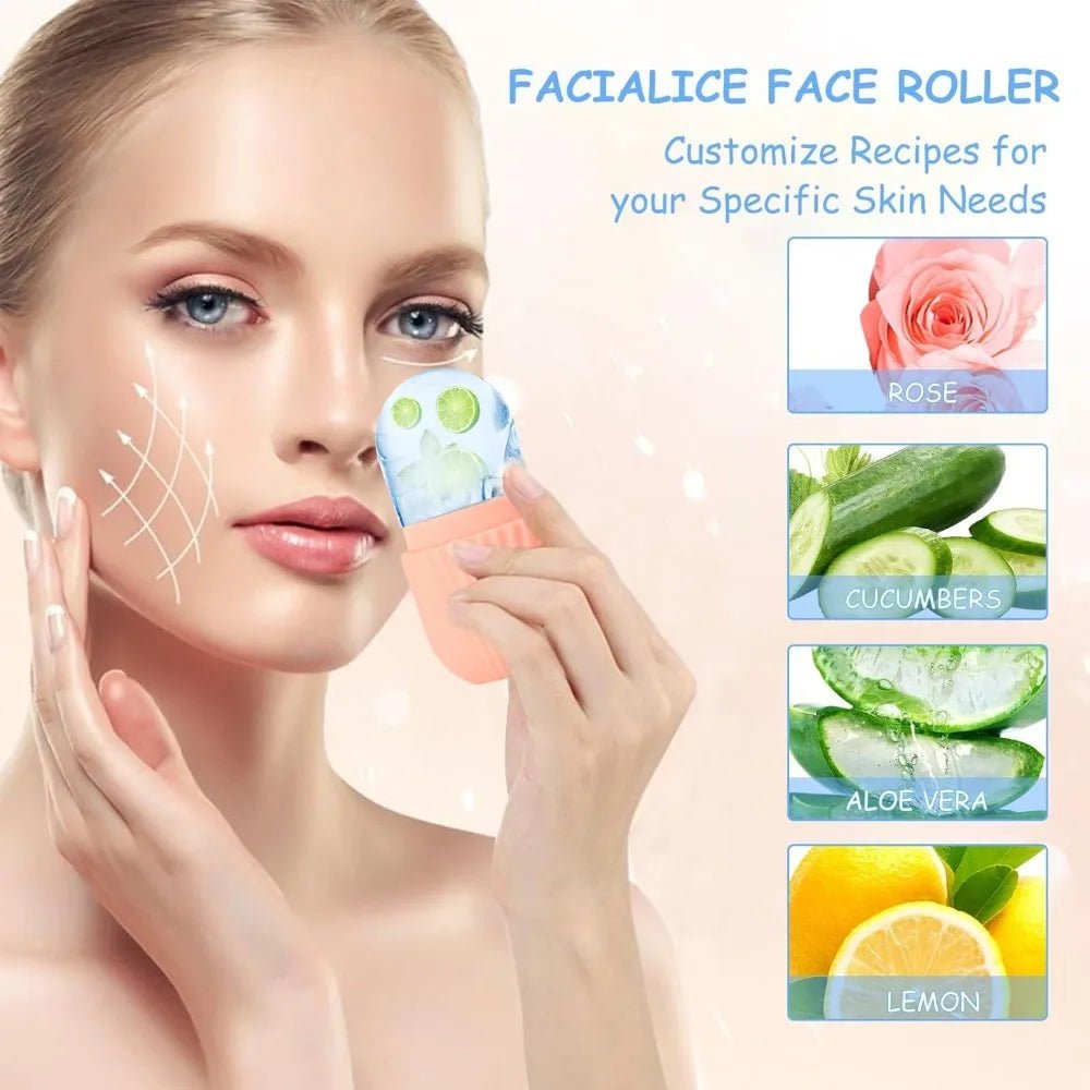 Velvet Haven Ice Face Roller & Gua Sha Facial Massage Tool, 1 or 3 Pc - Velvet Haven