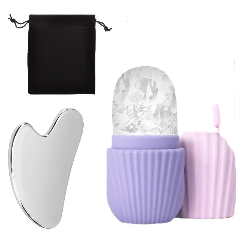 Velvet Haven Ice Face Roller & Gua Sha Facial Massage Tool, 1 or 3 Pc - Velvet Haven