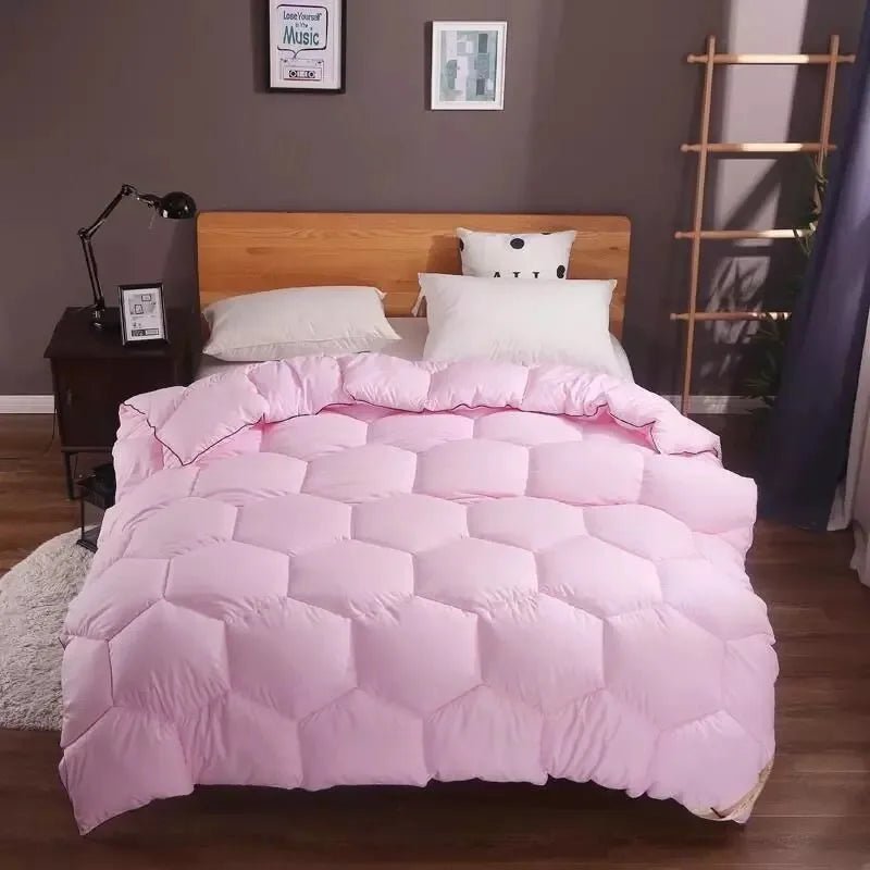 VESCOVO Winter Goose Duck Down Comforter Queen King Feather Duvets Summer Quilts - Velvet Haven