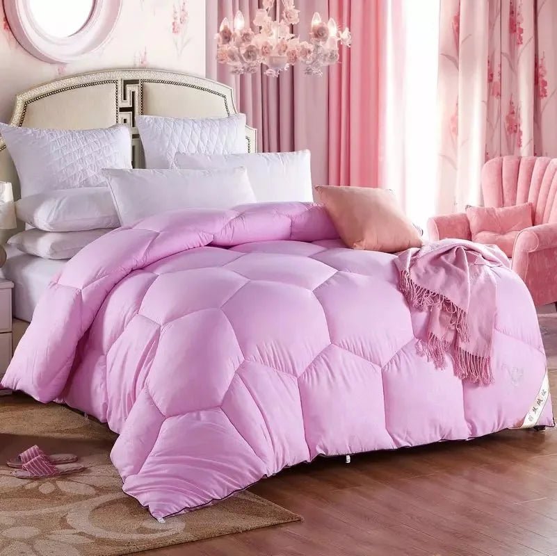 VESCOVO Winter Goose Duck Down Comforter Queen King Feather Duvets Summer Quilts - Velvet Haven