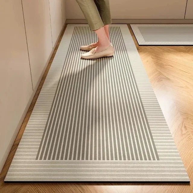 Wabi-Sabi Diatomite Kitchen Floor Mat – Non-Slip & Absorbent - Velvet Haven