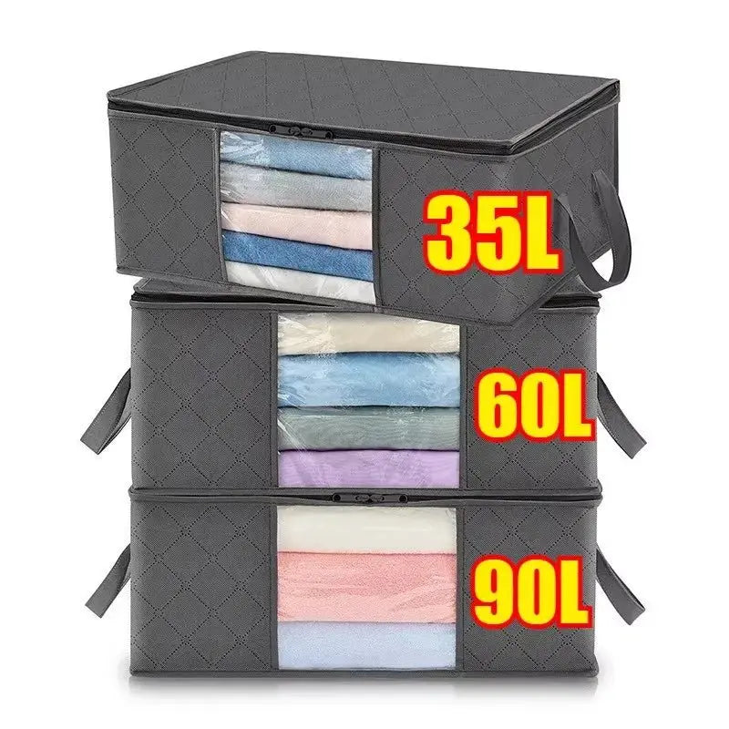 Wardrobe organizer clothes Blanket Storage Closet Laundry Organizers and Storages Clothes Storage Bag Foldable Storages Wardrobe - Velvet Haven