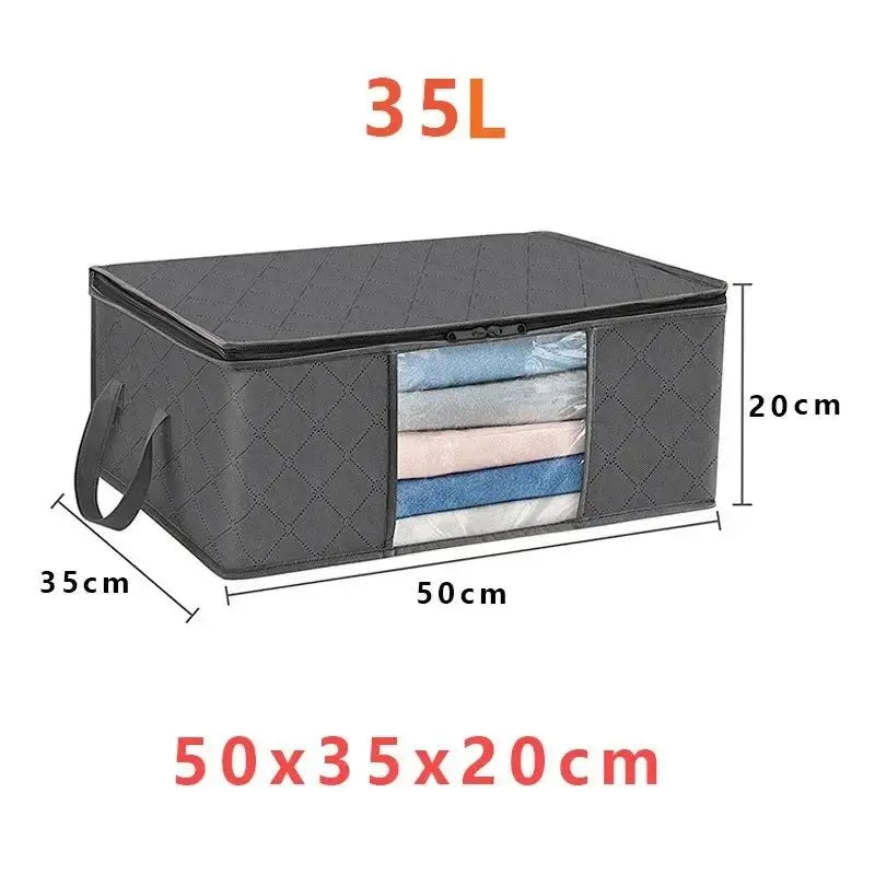 Wardrobe organizer clothes Blanket Storage Closet Laundry Organizers and Storages Clothes Storage Bag Foldable Storages Wardrobe - Velvet Haven