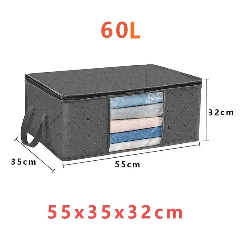 Wardrobe organizer clothes Blanket Storage Closet Laundry Organizers and Storages Clothes Storage Bag Foldable Storages Wardrobe - Velvet Haven