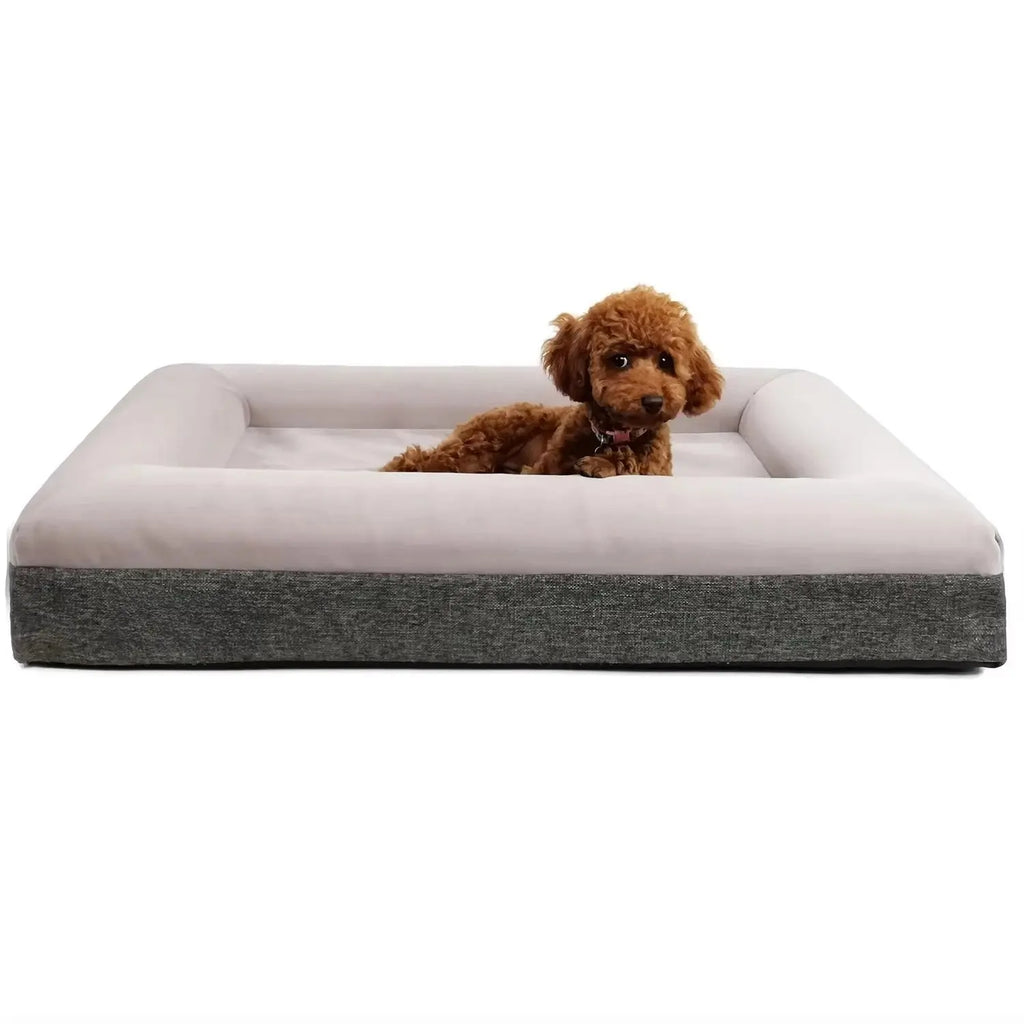 Waterproof Orthopedic Memory Foam Dog Bed Detachable Washable Cover Durable Pet Mattress - Velvet Haven