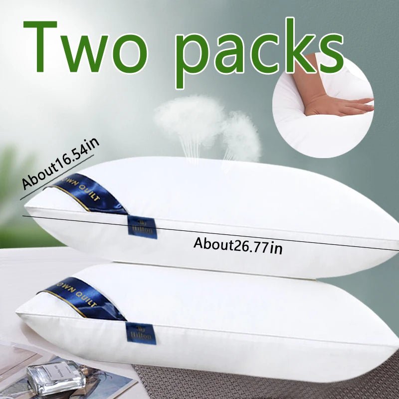 Wholesale Healthy Sleep Bed Sleeping Luxury Hotel Hilton Comfortable Leisure Pillow - Velvet Haven