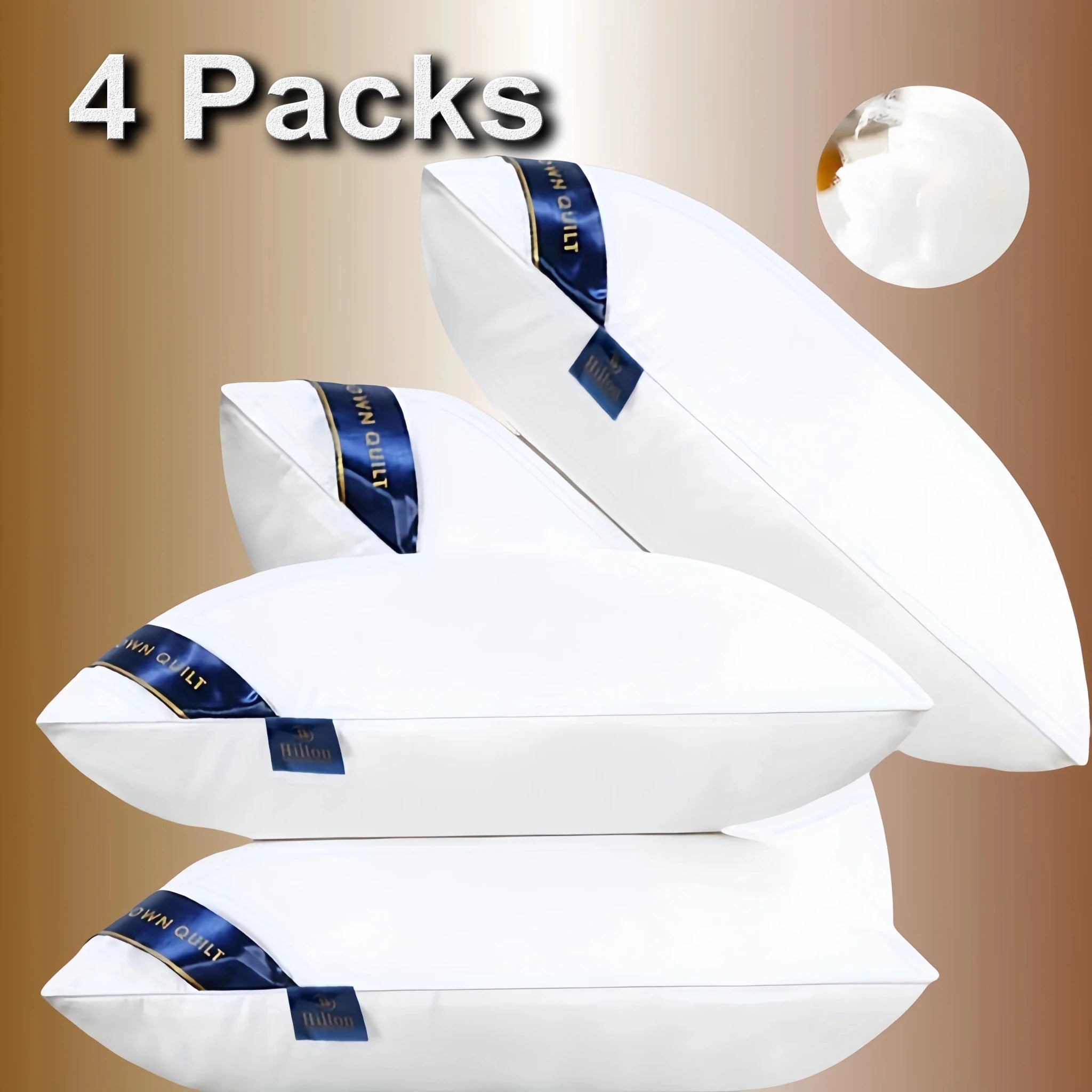 Wholesale Healthy Sleep Bed Sleeping Luxury Hotel Hilton Comfortable Leisure Pillow - Velvet Haven