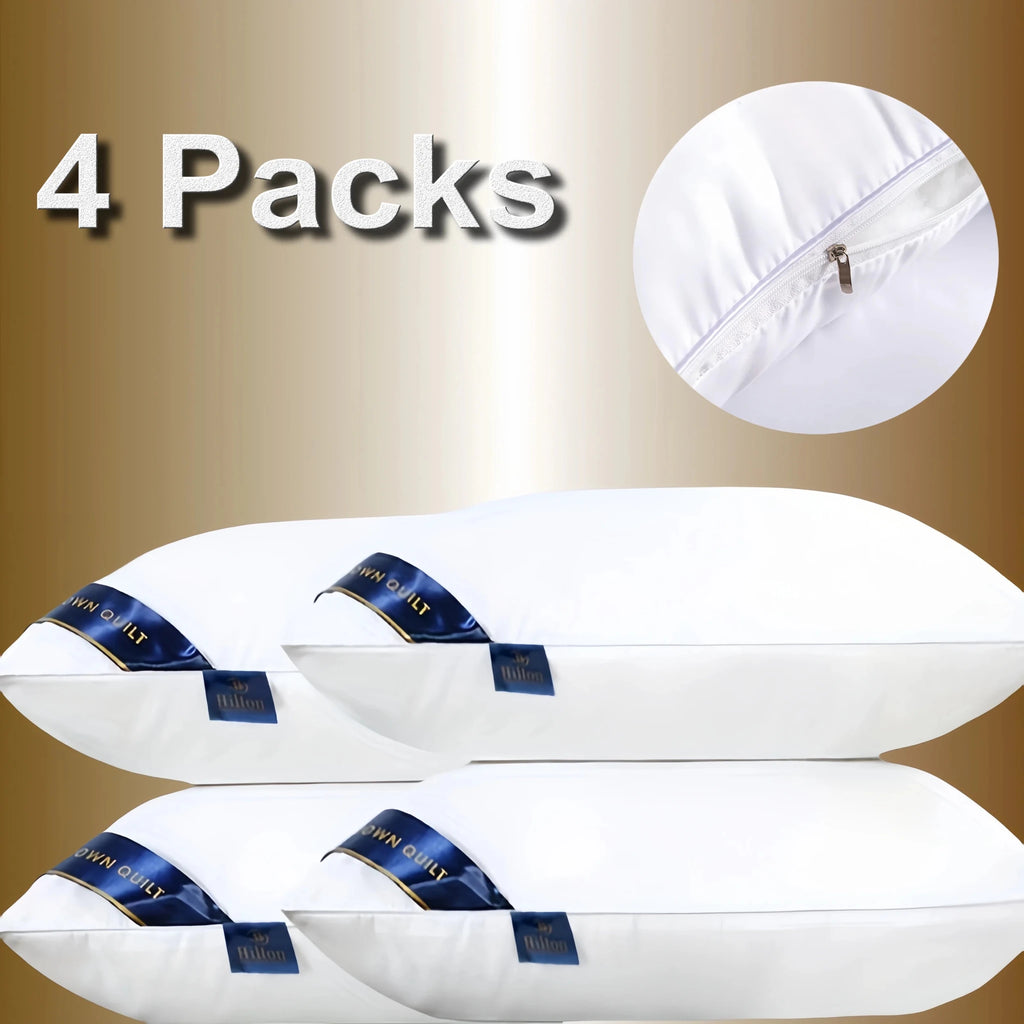 Wholesale Healthy Sleep Bed Sleeping Luxury Hotel Hilton Comfortable Leisure Pillow - Velvet Haven