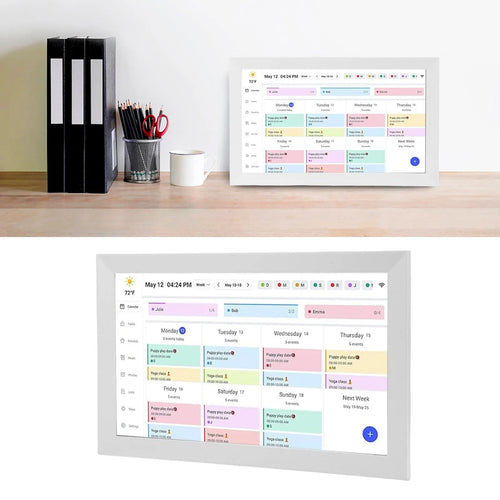 WiFi Smart Digital Calendar 15.6 Inch 1080P HD Touchscreen App Control Interactive Electronic Calendar DIY Planner Picture Frame - Velvet Haven