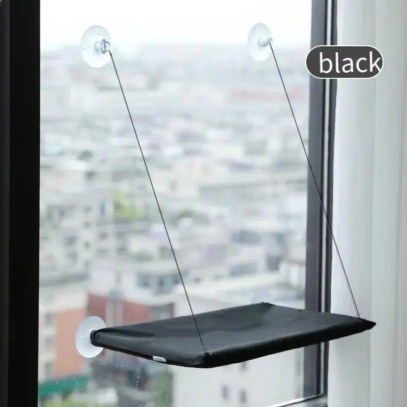 Winter Cat Window Hanging Hammock Bed Suction Cup Space Saving All Seasons Easy Install Pet Bed Cat Climbing Frame - Velvet Haven