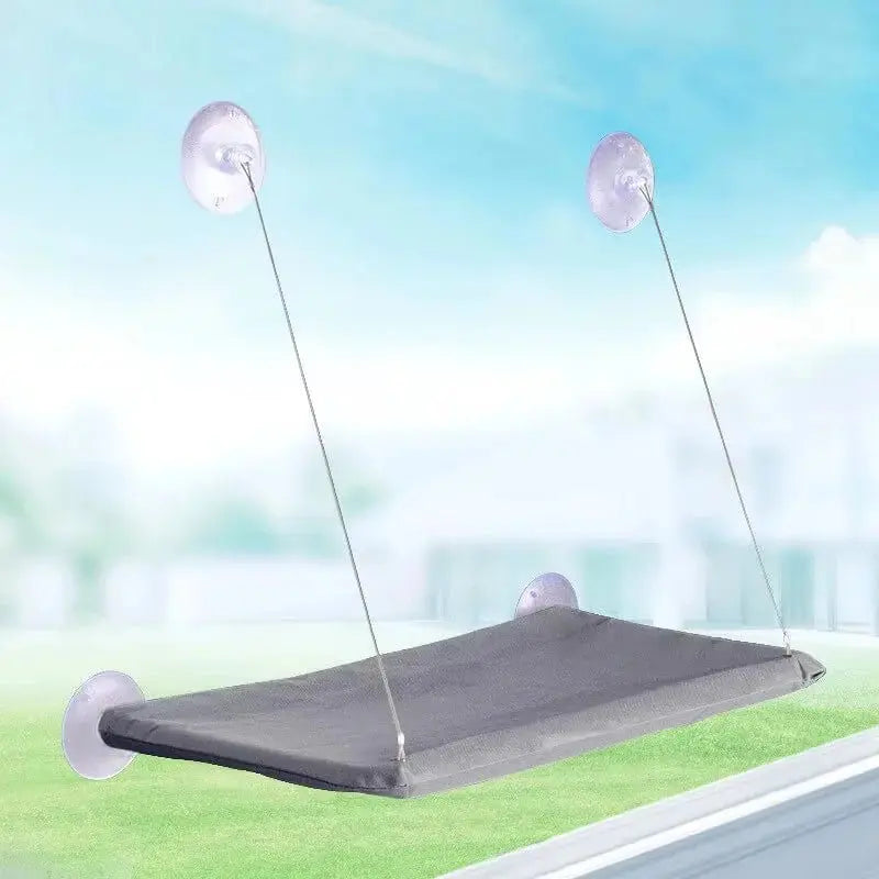 Winter Cat Window Hanging Hammock Bed Suction Cup Space Saving All Seasons Easy Install Pet Bed Cat Climbing Frame - Velvet Haven