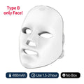 Wireless 7 Colors LED Face Beauty Machine Photon Facial Neck Skin Tighten Rejuvenation Facial Neck Mask - Velvet Haven