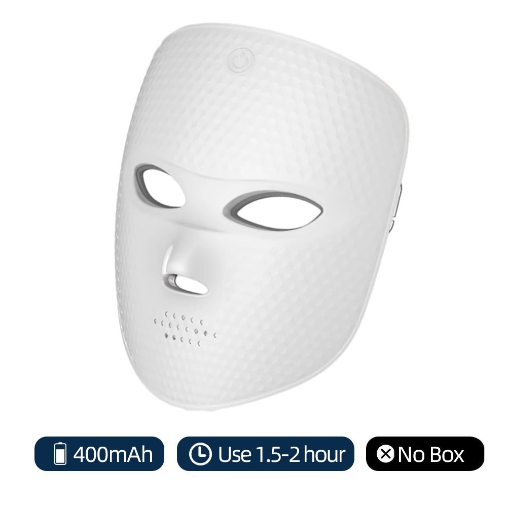 7-Color LED Light Therapy Face Mask – Wireless Rechargeable Beauty Mask - Velvet Haven