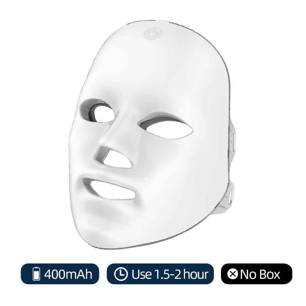 7-Color LED Light Therapy Face Mask – Wireless Rechargeable Beauty Mask - Velvet Haven