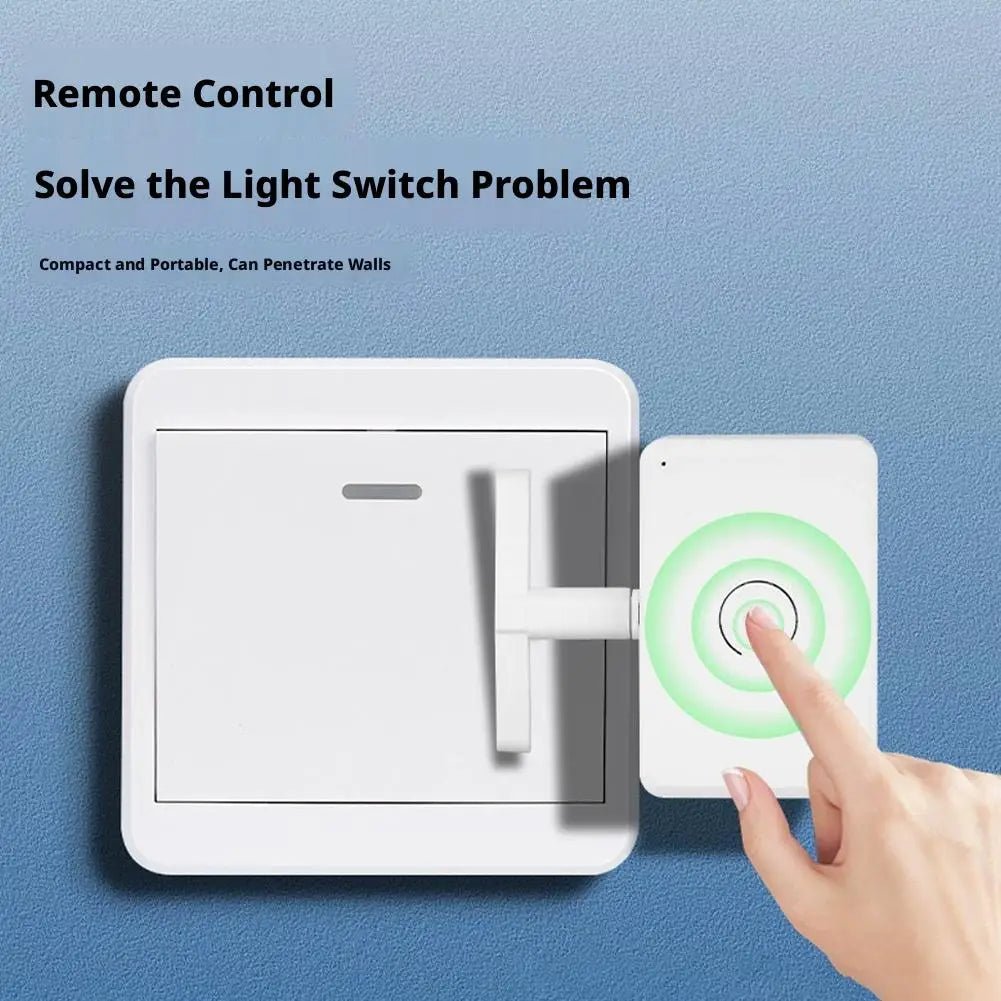 Wireless Switch Pusher Bot with RF/IR Remote, Type-C Rechargeable - Velvet Haven